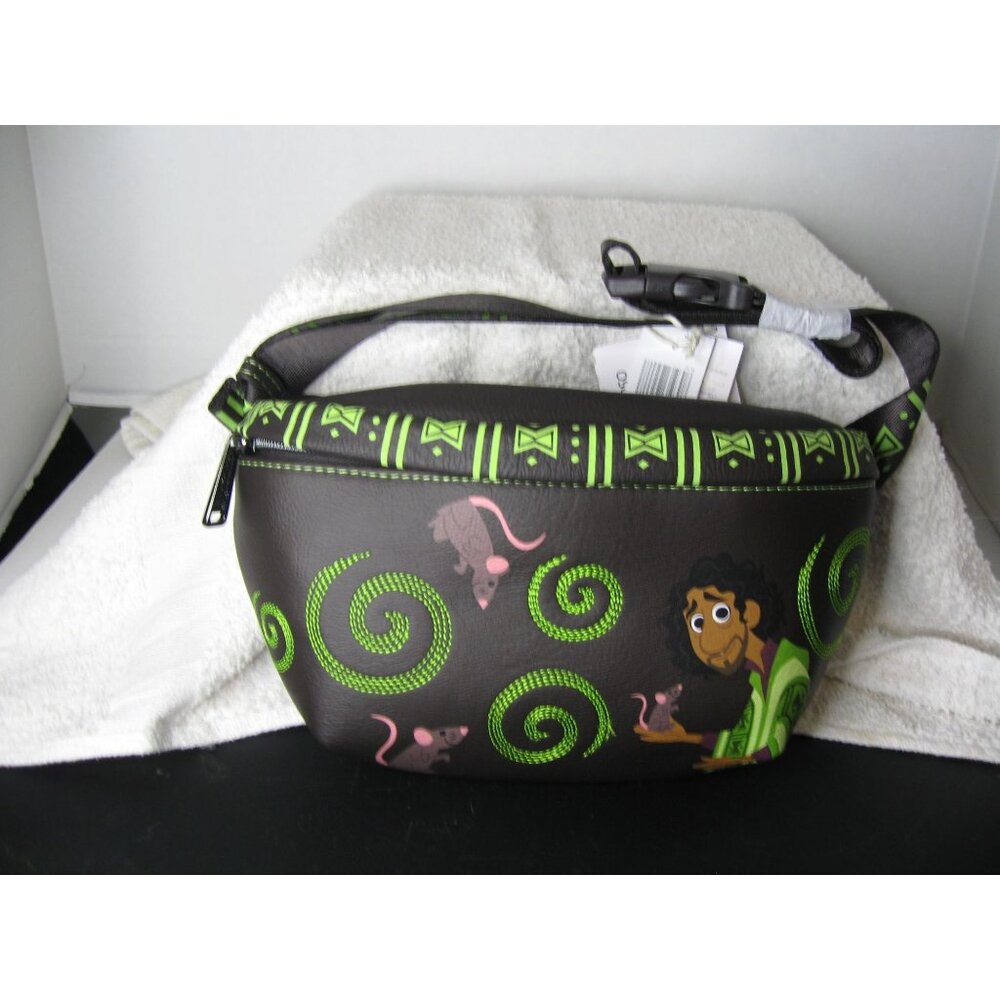 Disney Encanto Bruno Hip Bag Fanny Pack "We Don't Talk About Bruno" Black & Gree